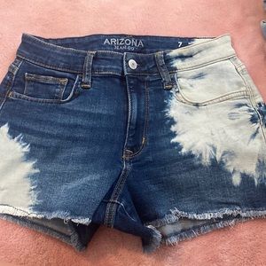Tie dye Jean shorts